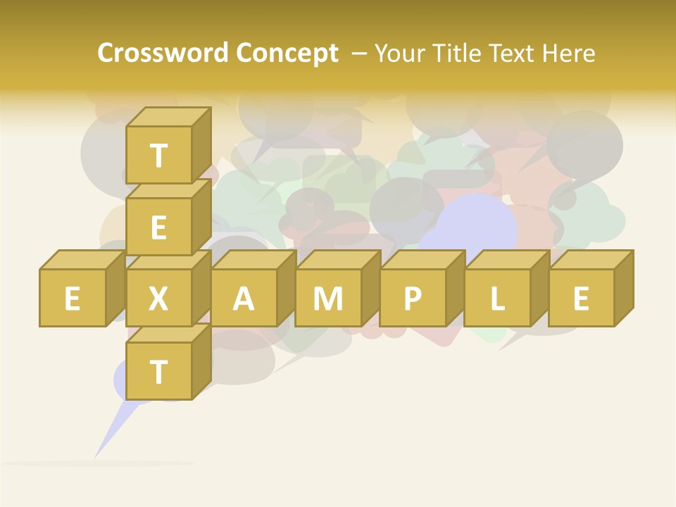 Bubbles Vector Answer PowerPoint Template