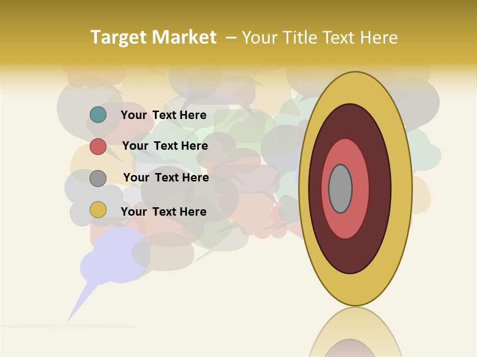 Bubbles Vector Answer PowerPoint Template