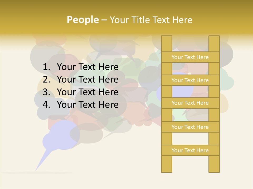 Bubbles Vector Answer PowerPoint Template