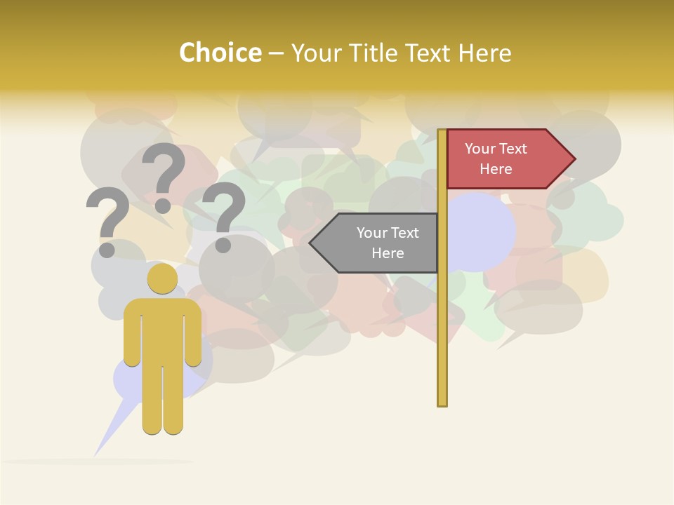 Bubbles Vector Answer PowerPoint Template