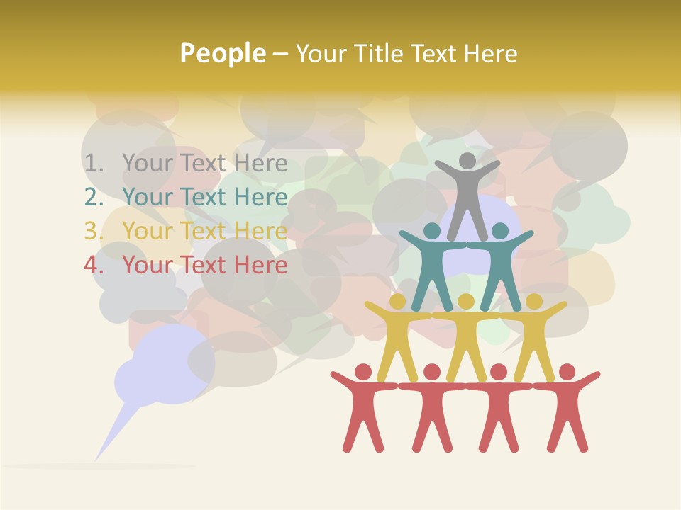 Bubbles Vector Answer PowerPoint Template