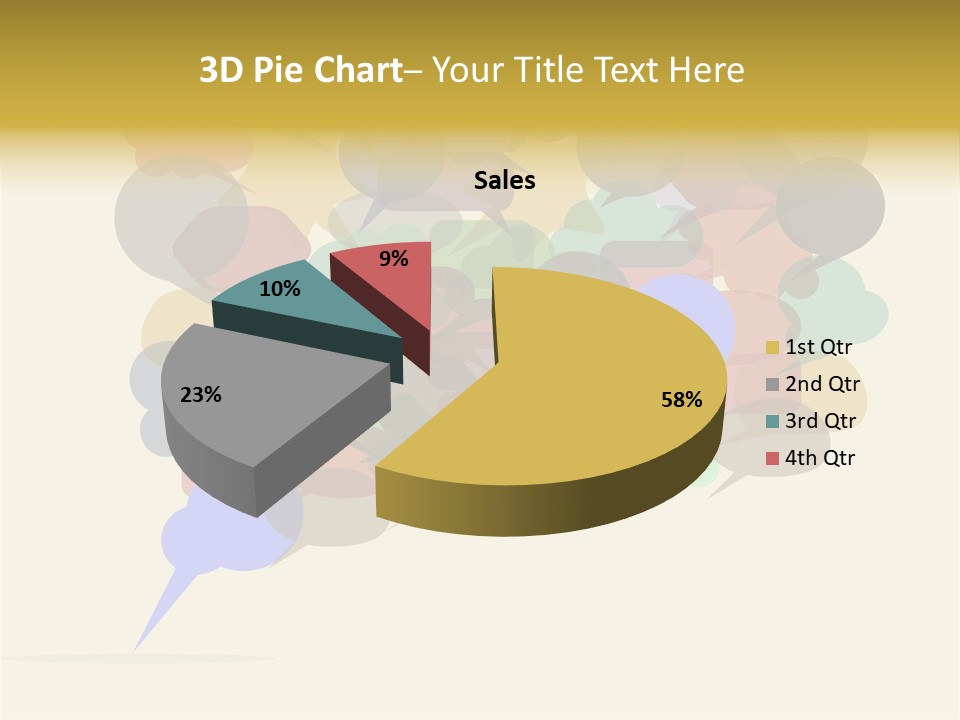Bubbles Vector Answer PowerPoint Template