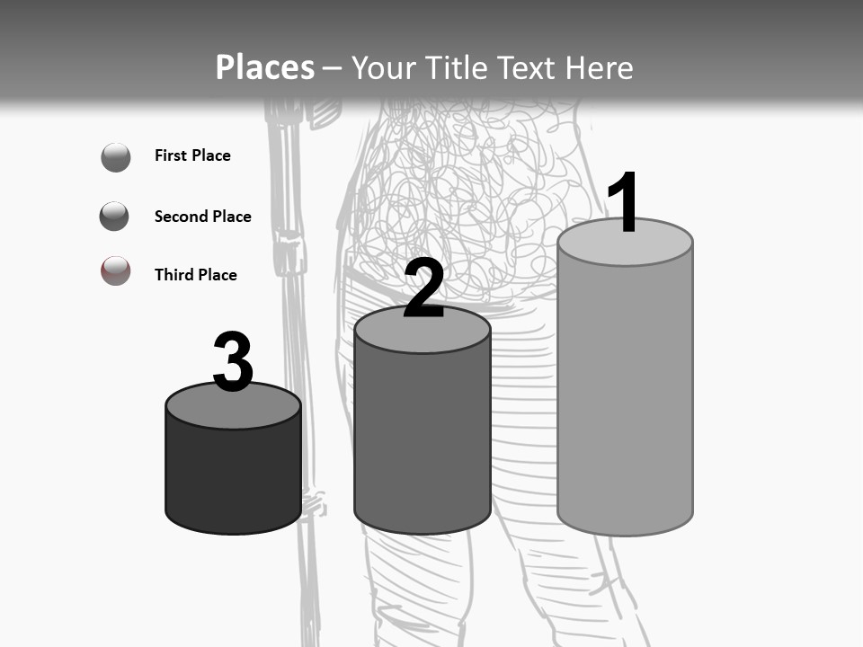 Isolated On White Young Adult Digital Camera PowerPoint Template