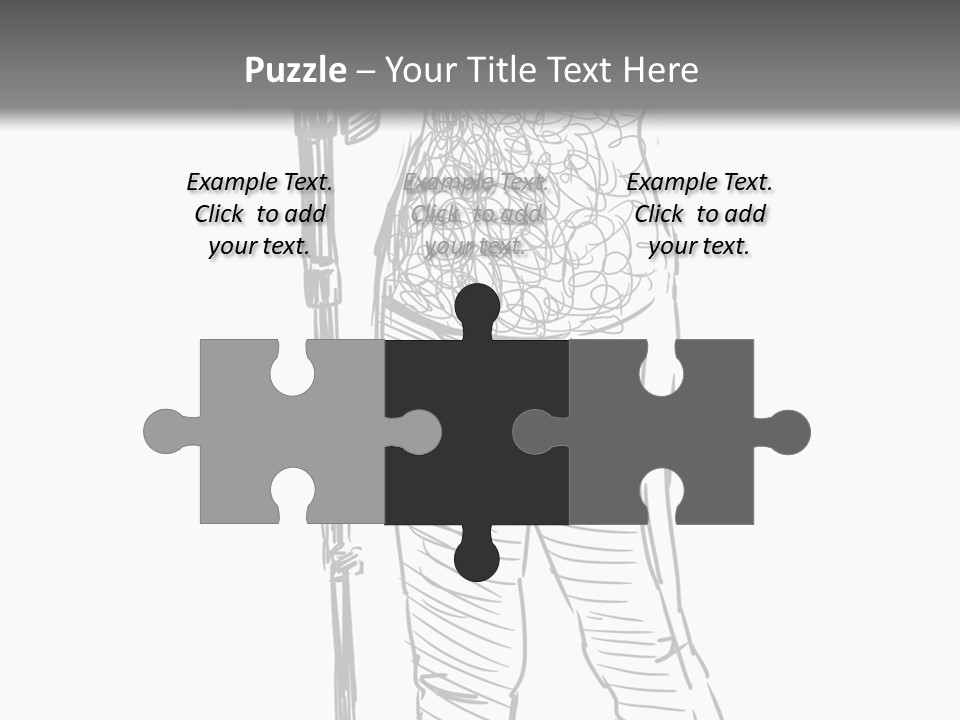 Isolated On White Young Adult Digital Camera PowerPoint Template