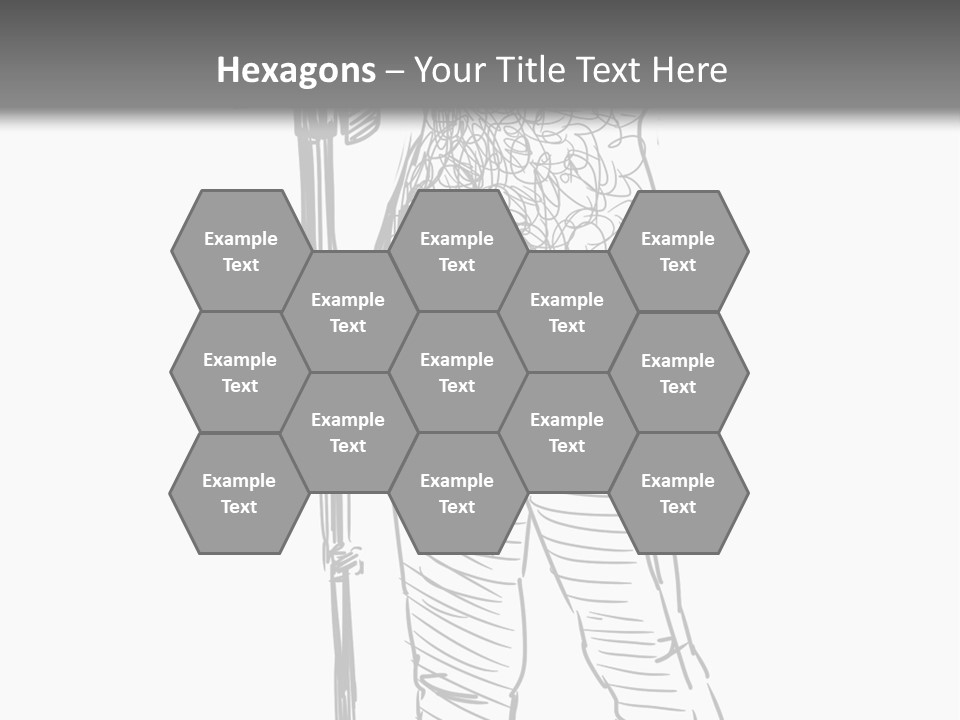 Isolated On White Young Adult Digital Camera PowerPoint Template