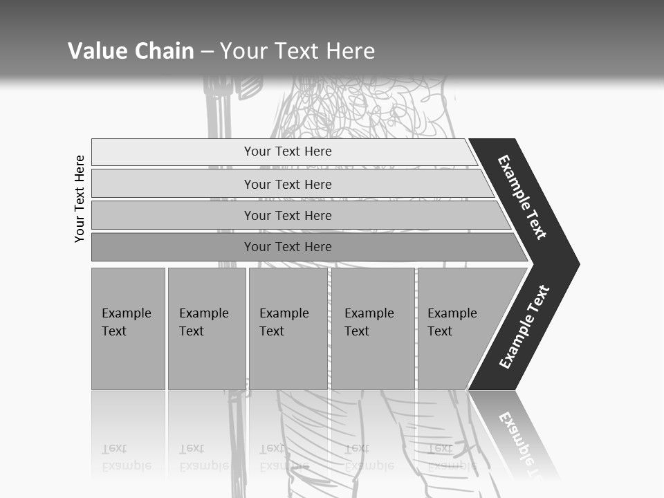 Isolated On White Young Adult Digital Camera PowerPoint Template