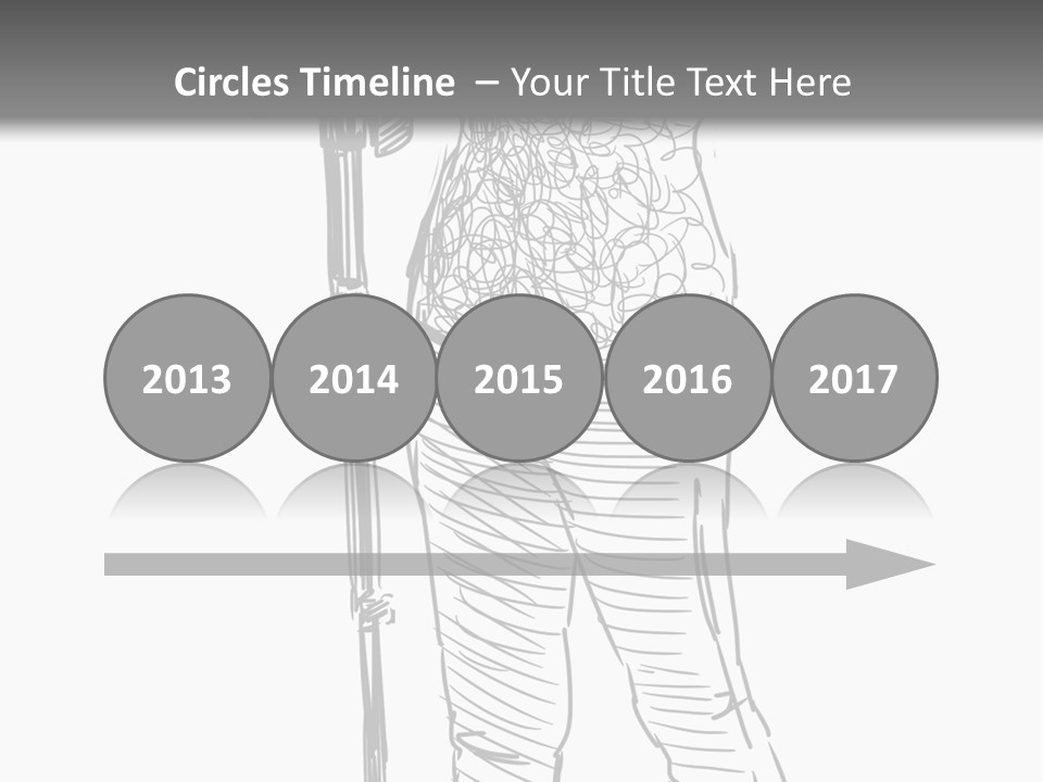 Isolated On White Young Adult Digital Camera PowerPoint Template