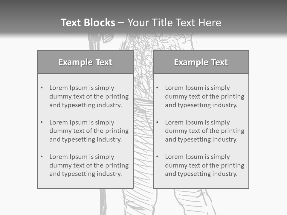 Isolated On White Young Adult Digital Camera PowerPoint Template