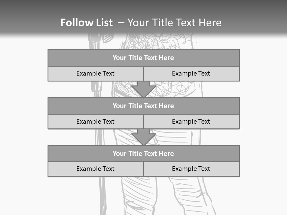 Isolated On White Young Adult Digital Camera PowerPoint Template