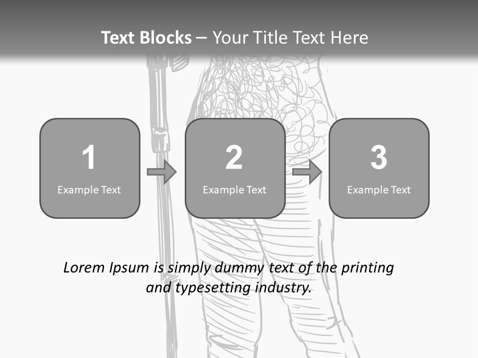 Isolated On White Young Adult Digital Camera PowerPoint Template