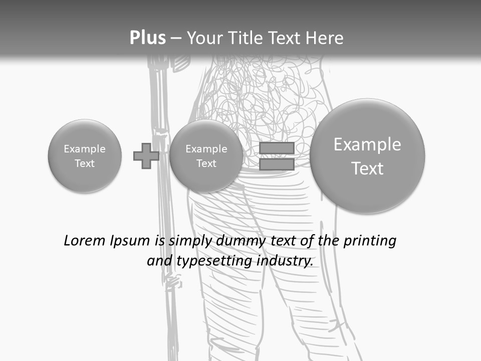 Isolated On White Young Adult Digital Camera PowerPoint Template