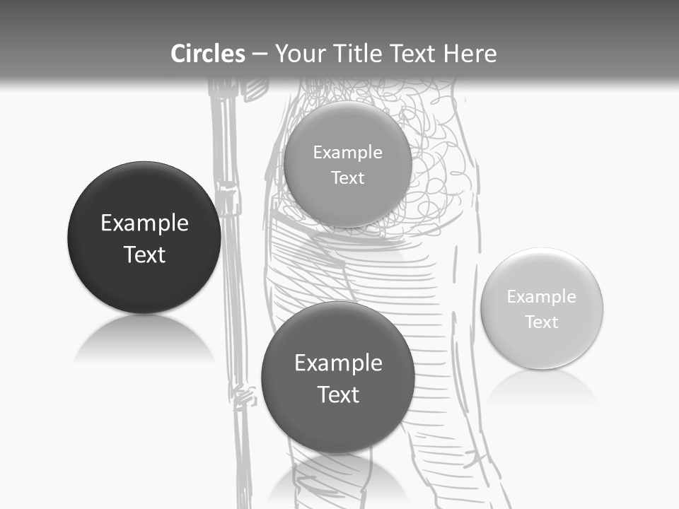 Isolated On White Young Adult Digital Camera PowerPoint Template