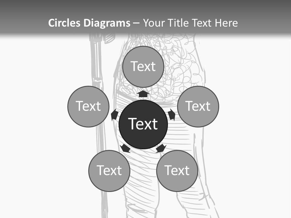 Isolated On White Young Adult Digital Camera PowerPoint Template