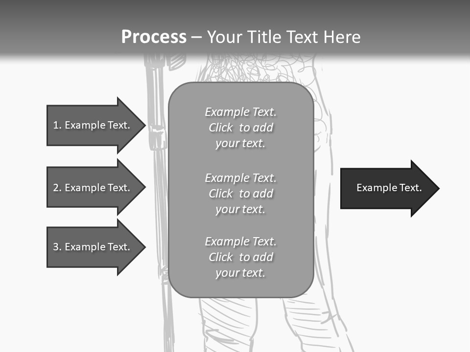 Isolated On White Young Adult Digital Camera PowerPoint Template