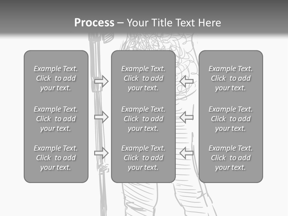 Isolated On White Young Adult Digital Camera PowerPoint Template