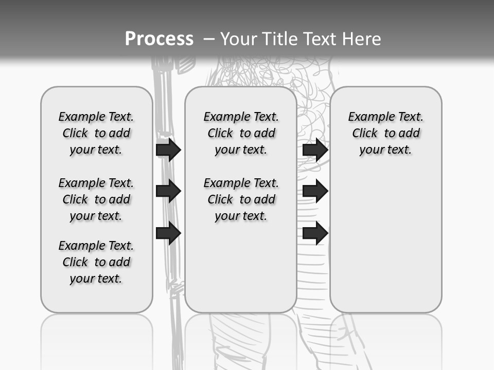 Isolated On White Young Adult Digital Camera PowerPoint Template