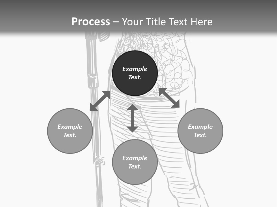 Isolated On White Young Adult Digital Camera PowerPoint Template