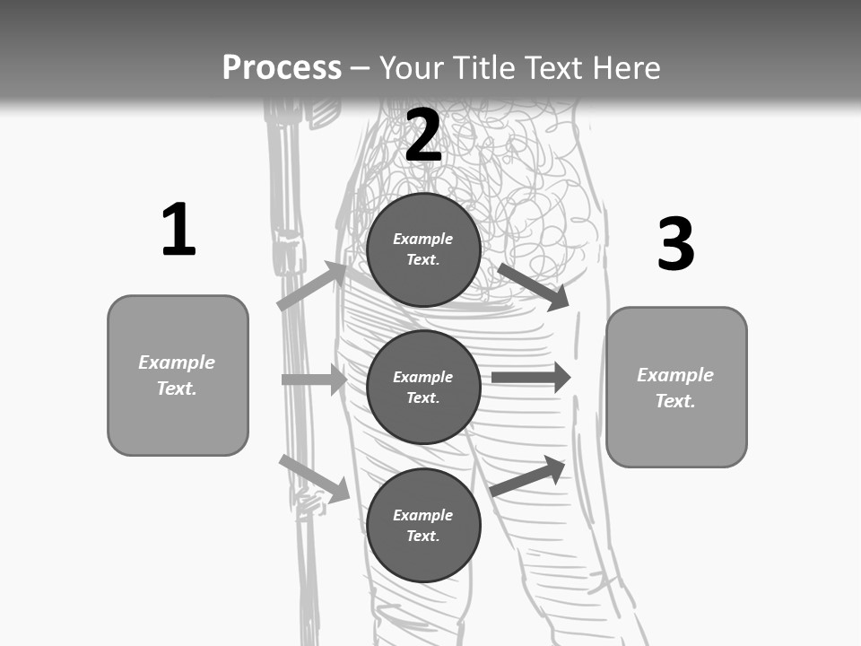 Isolated On White Young Adult Digital Camera PowerPoint Template