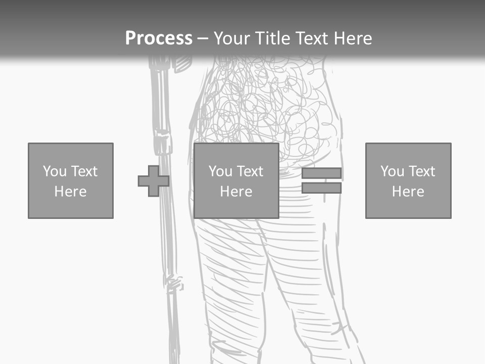 Isolated On White Young Adult Digital Camera PowerPoint Template