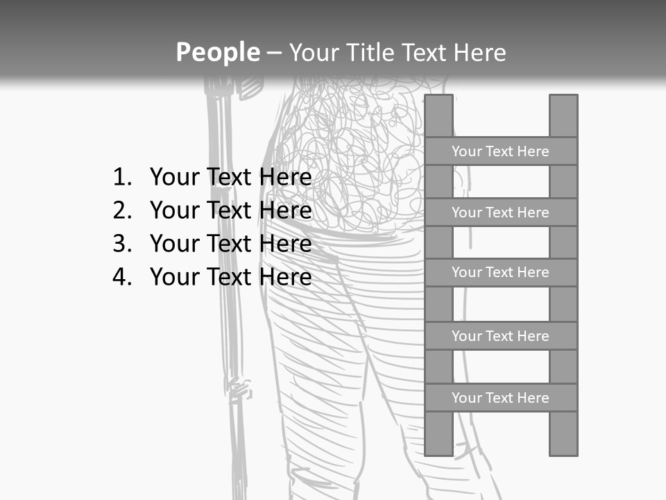 Isolated On White Young Adult Digital Camera PowerPoint Template