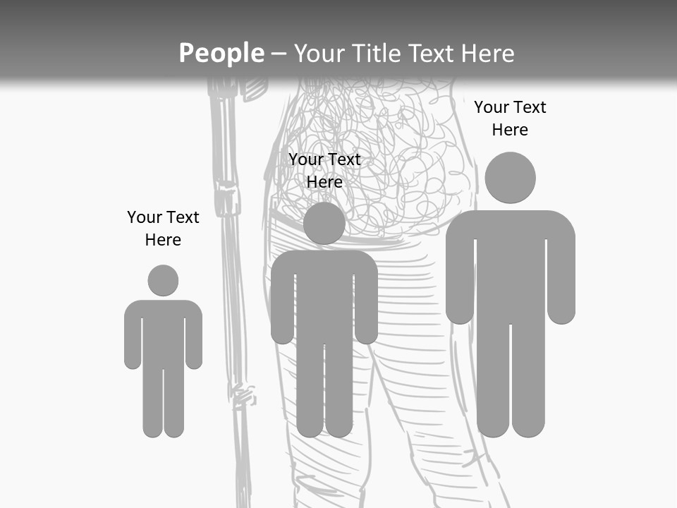 Isolated On White Young Adult Digital Camera PowerPoint Template