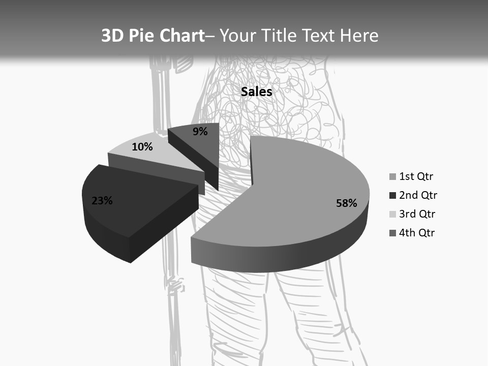 Isolated On White Young Adult Digital Camera PowerPoint Template
