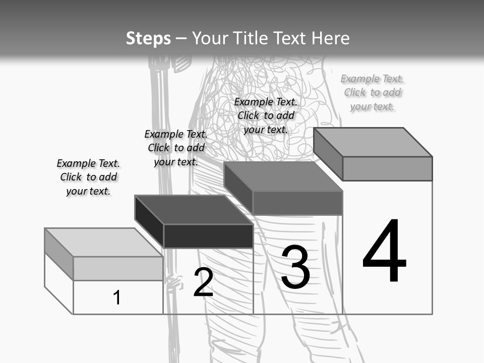 Isolated On White Young Adult Digital Camera PowerPoint Template