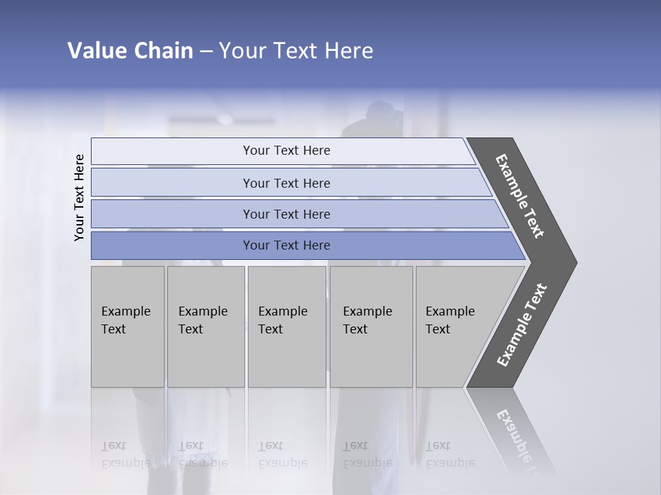 A Couple Of Women Standing Next To Each Other PowerPoint Template