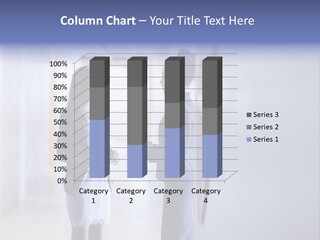 A Couple Of Women Standing Next To Each Other PowerPoint Template