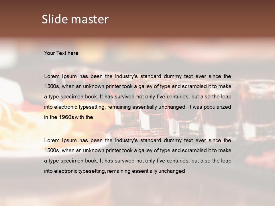 Banquet Scotch Pure PowerPoint Template