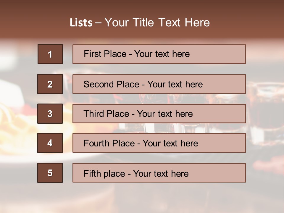 Banquet Scotch Pure PowerPoint Template