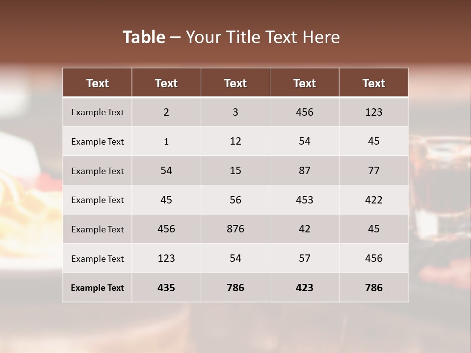 Banquet Scotch Pure PowerPoint Template