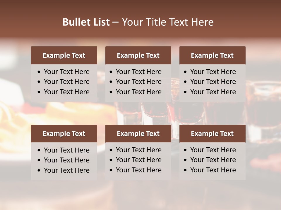 Banquet Scotch Pure PowerPoint Template