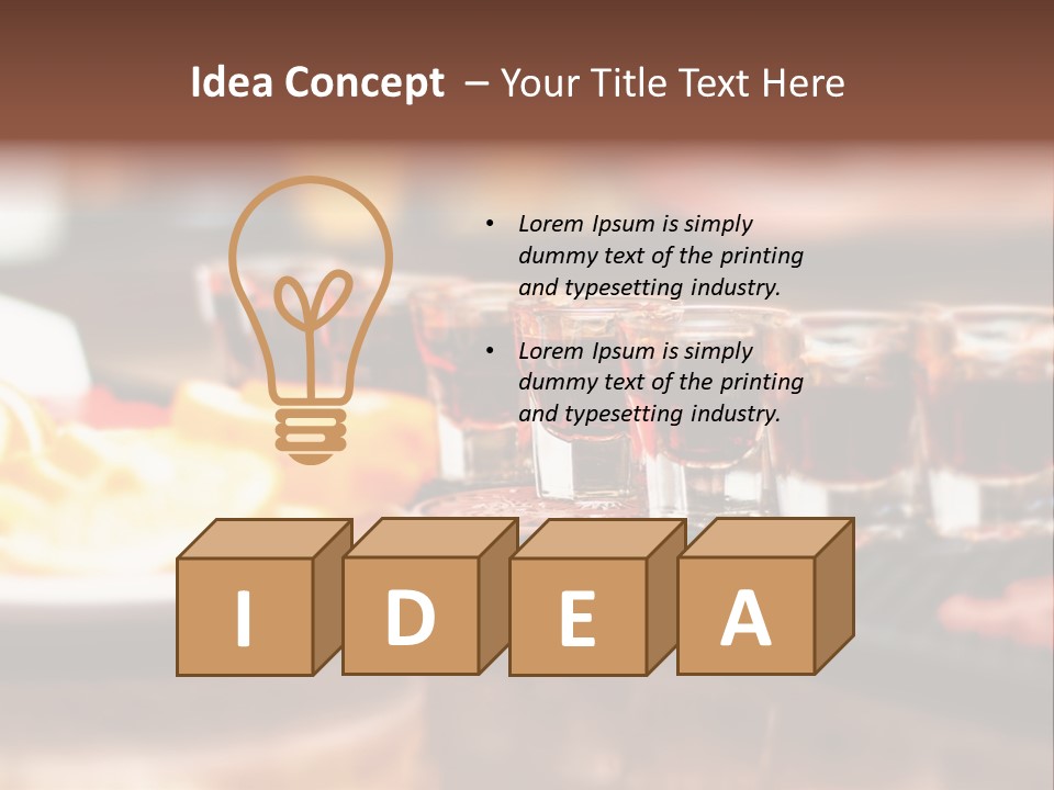 Banquet Scotch Pure PowerPoint Template