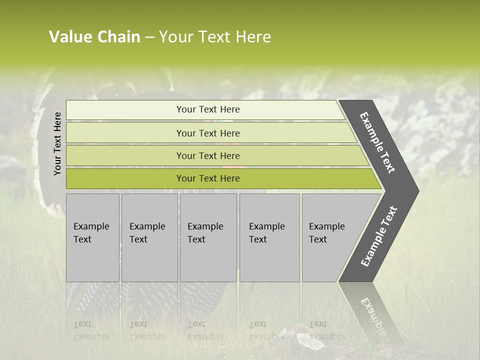Game Gallopavo Green PowerPoint Template