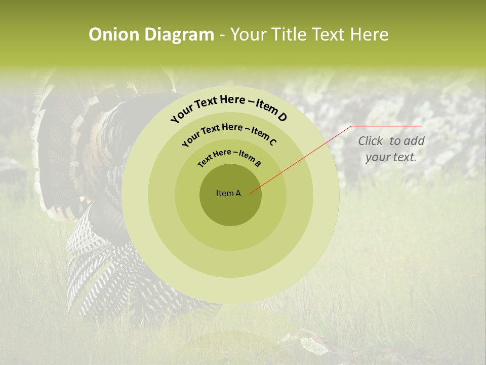 Game Gallopavo Green PowerPoint Template