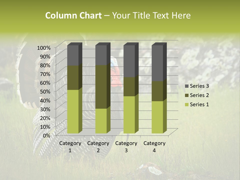 Game Gallopavo Green PowerPoint Template