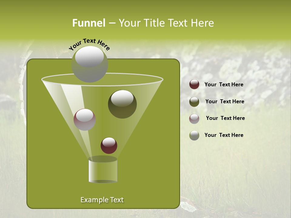 Game Gallopavo Green PowerPoint Template