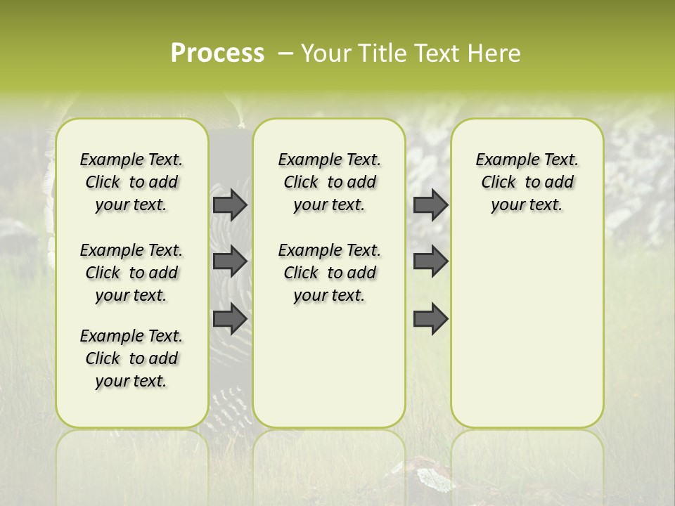Game Gallopavo Green PowerPoint Template