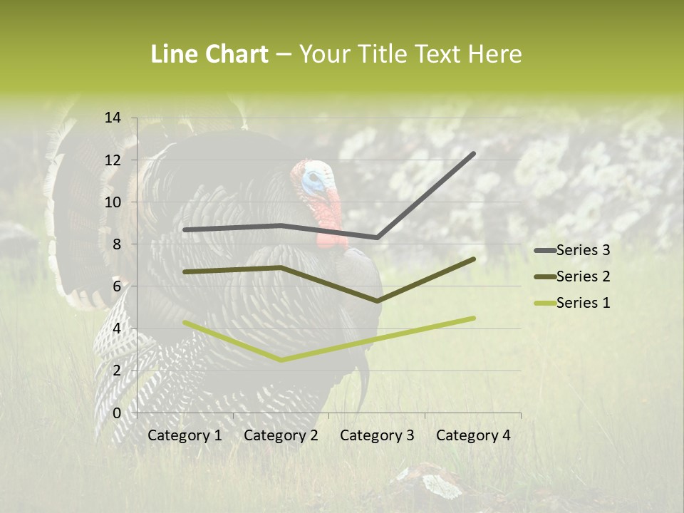 Game Gallopavo Green PowerPoint Template