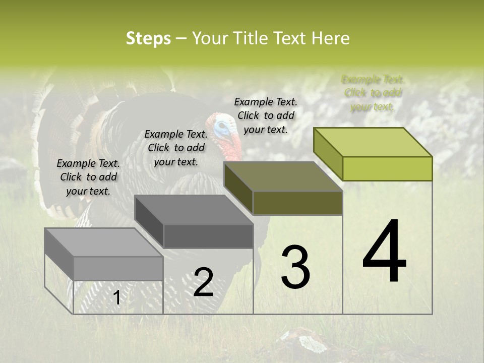 Game Gallopavo Green PowerPoint Template