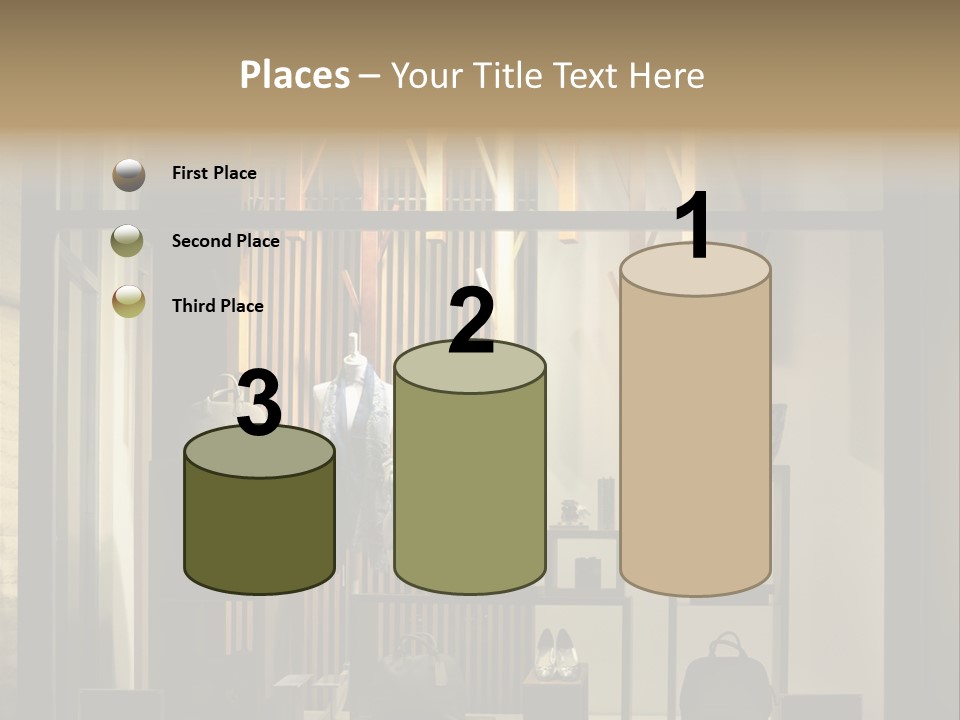 Market Mall Leather PowerPoint Template