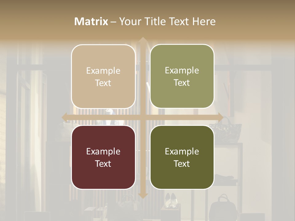 Market Mall Leather PowerPoint Template