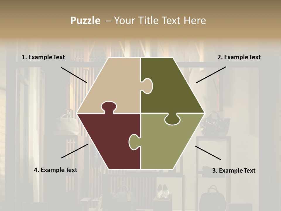 Market Mall Leather PowerPoint Template