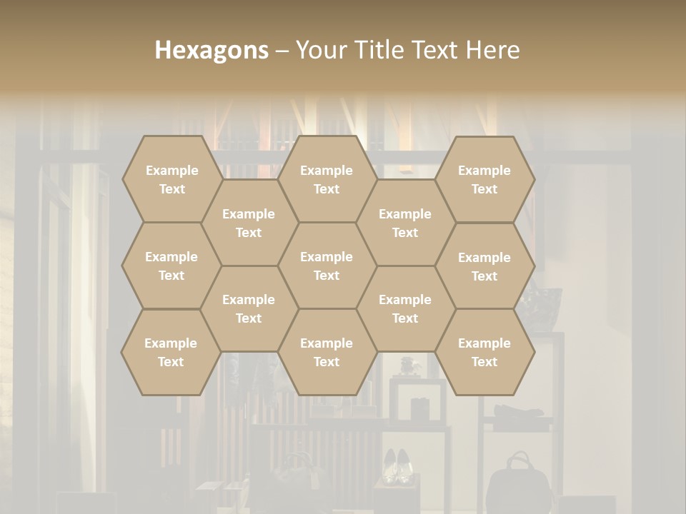 Market Mall Leather PowerPoint Template