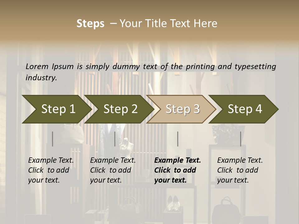 Market Mall Leather PowerPoint Template