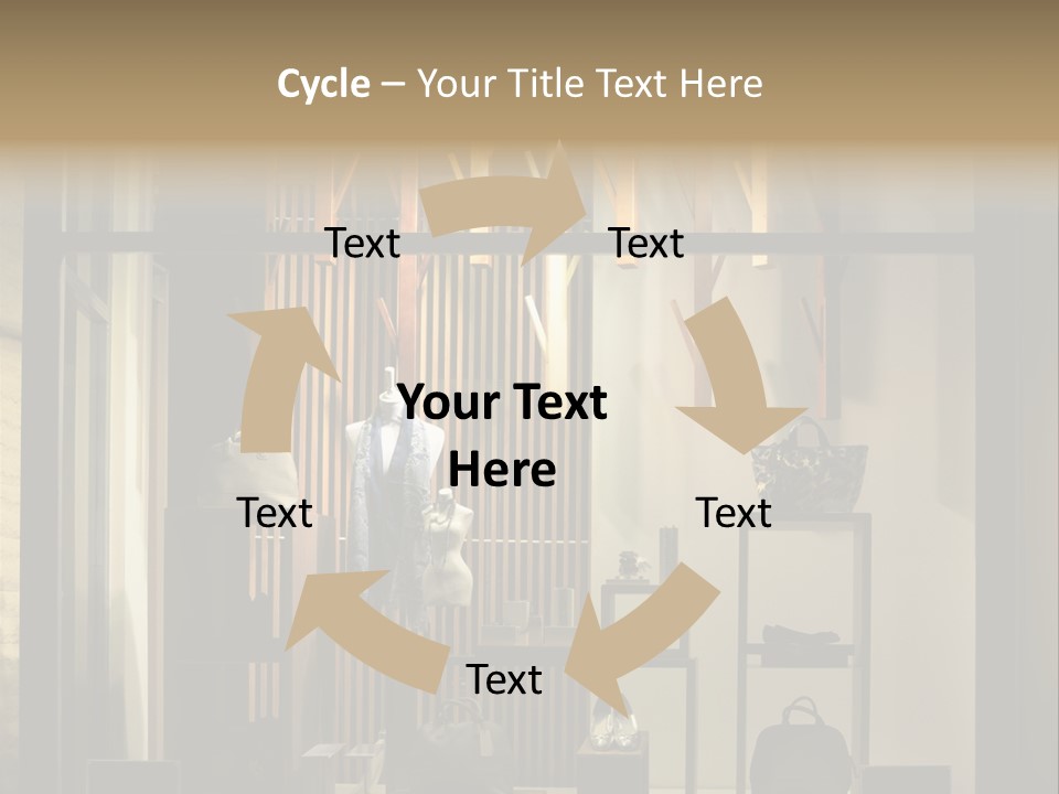 Market Mall Leather PowerPoint Template