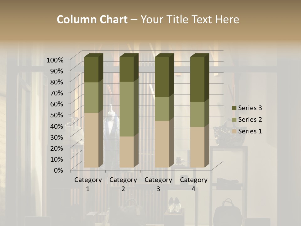 Market Mall Leather PowerPoint Template
