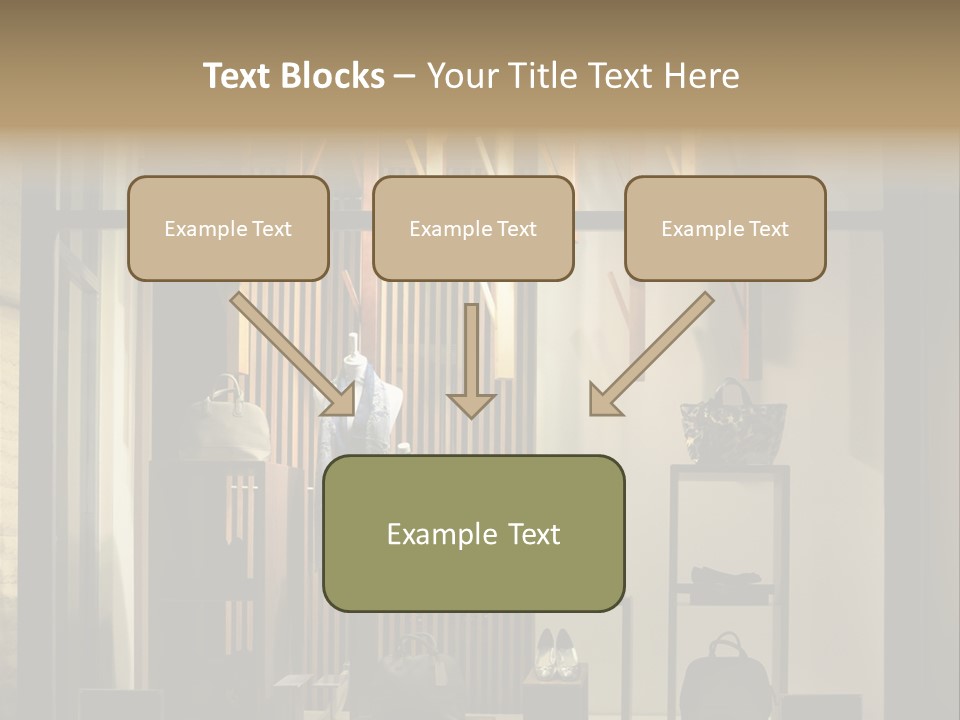 Market Mall Leather PowerPoint Template