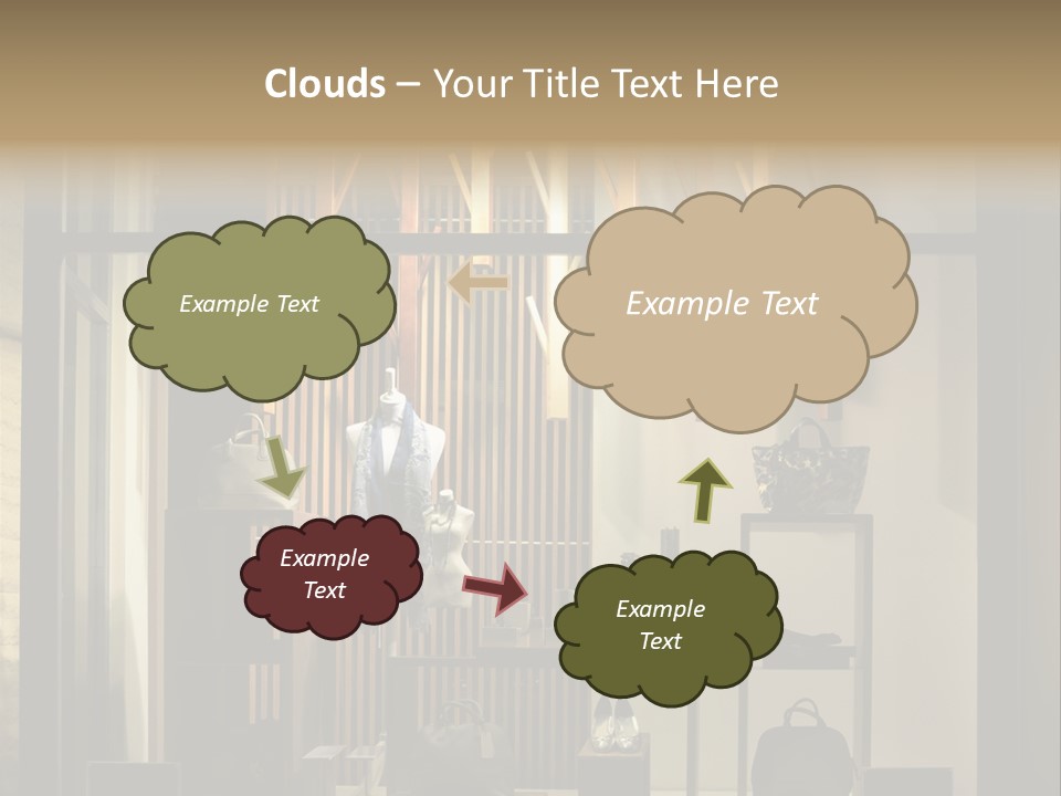 Market Mall Leather PowerPoint Template